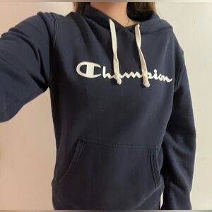 Navy Champion Hoodie
